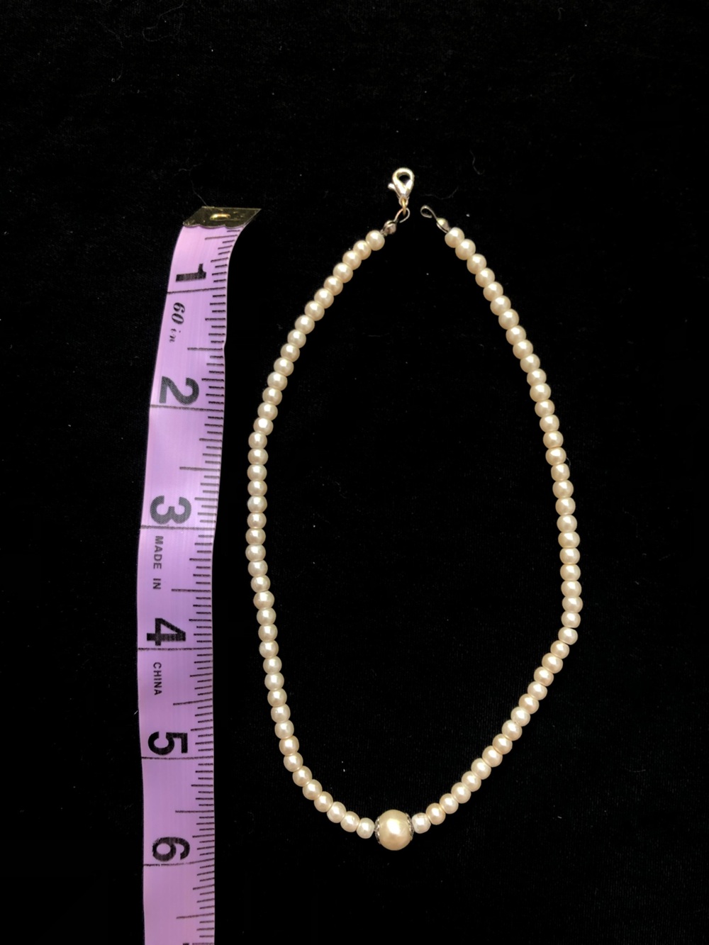 Vintage Faux Pearl Choker